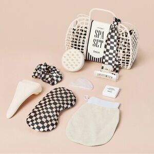 Kids Spa Set with Checkered Accessories